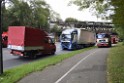 LKW blieb unter Bruecke haengen Koeln Ehrenfeld Innere Kanalstr Hornstr P470